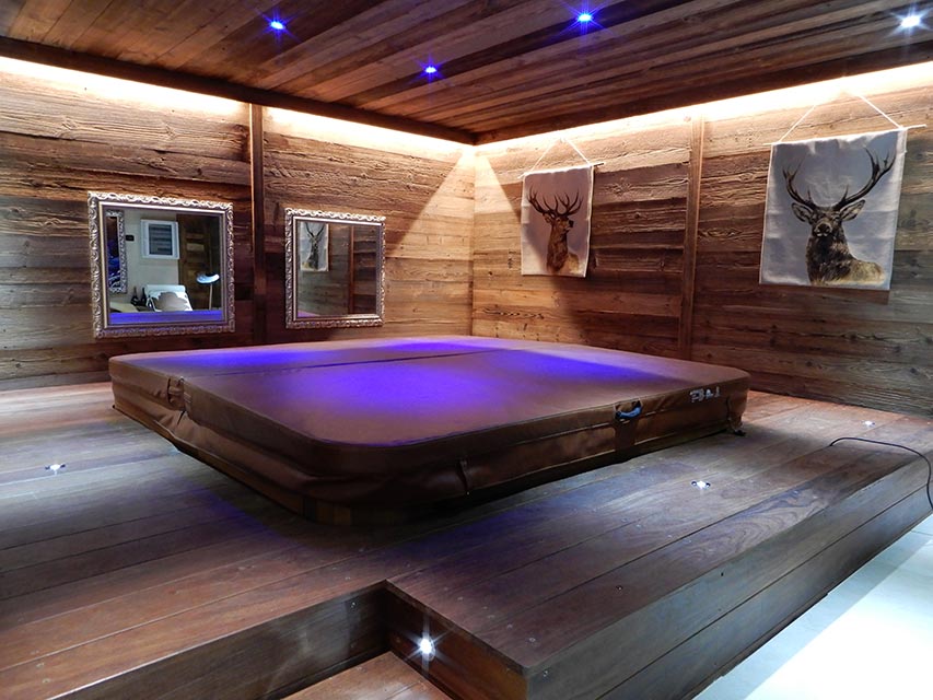Travaux spa intérieur en Savoie